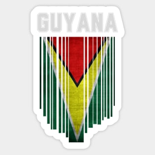 guyana flag Sticker